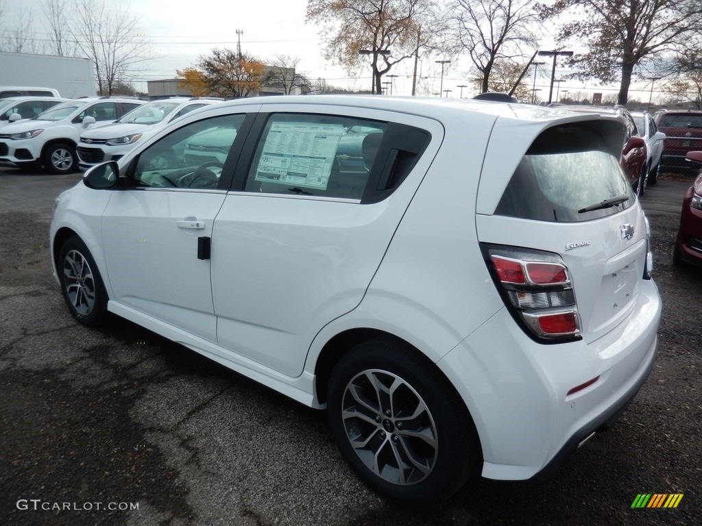 Summit White 2019 Chevrolet Sonic LT Hatchback Exterior Photo #135952068