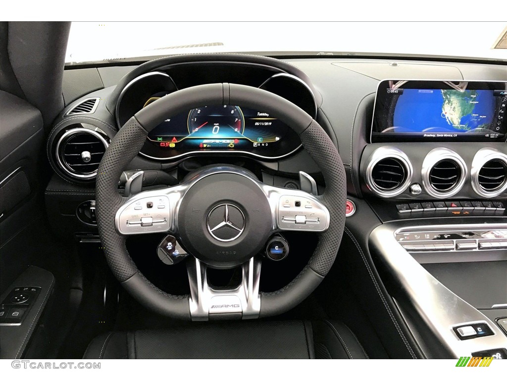 2020 AMG GT C Coupe - designo Diamond White Metallic / Black photo #4