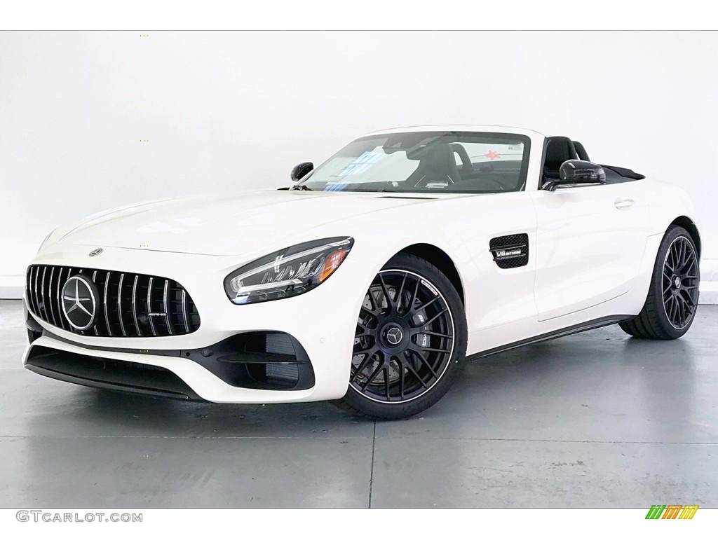 designo Diamond White Metallic 2020 Mercedes-Benz AMG GT C Coupe Exterior Photo #135952671