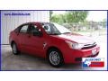 Vermillion Red - Focus SE Sedan Photo No. 3