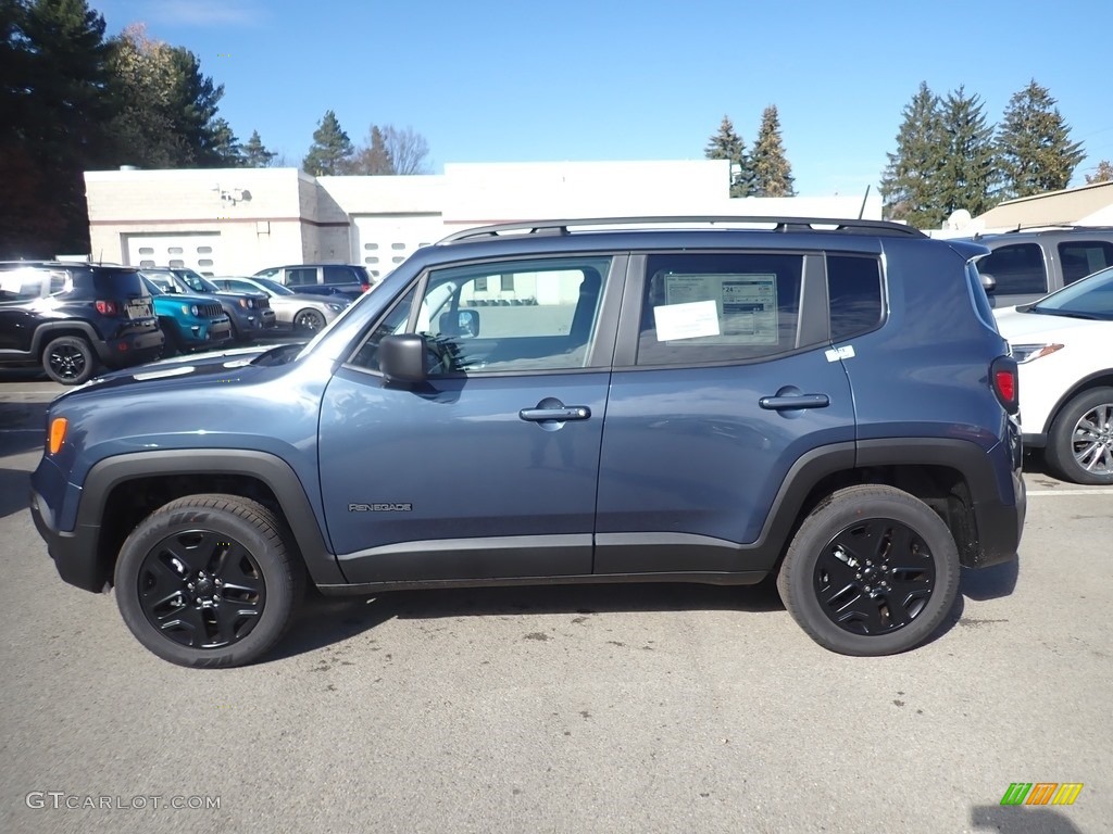 Slate Blue Pearl 2020 Jeep Renegade Sport 4x4 Exterior Photo #135953055
