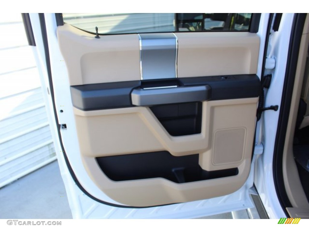 2019 F350 Super Duty XLT Crew Cab 4x4 - Oxford White / Camel photo #19