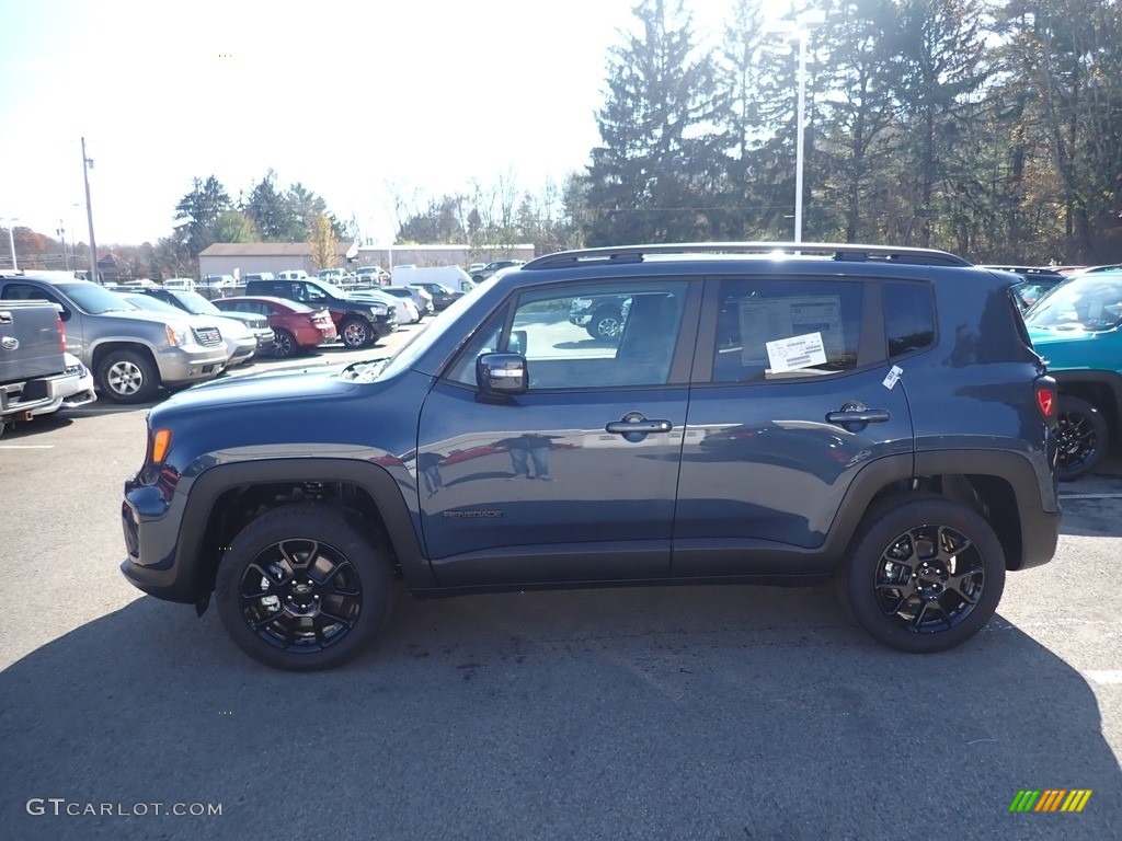 2020 Renegade Latitude 4x4 - Slate Blue Pearl / Black photo #2