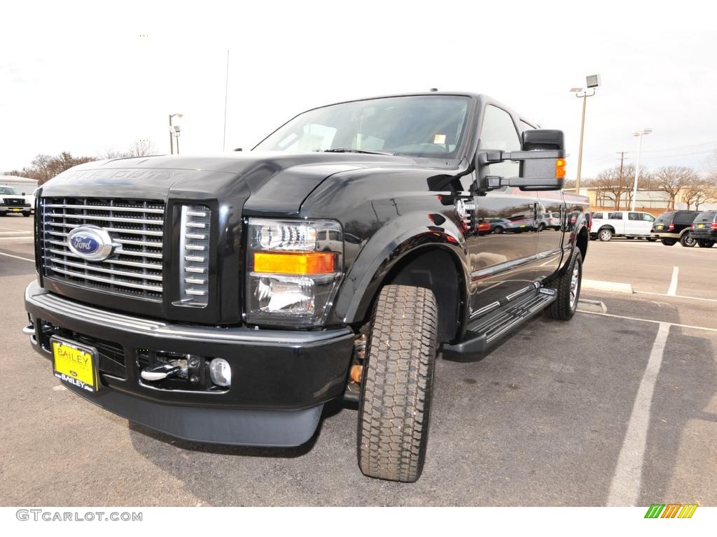 2008 F250 Super Duty Harley Davidson Crew Cab 4x4 - Black/Vintage Copper Two-Tone / Black/Dusted Copper photo #1