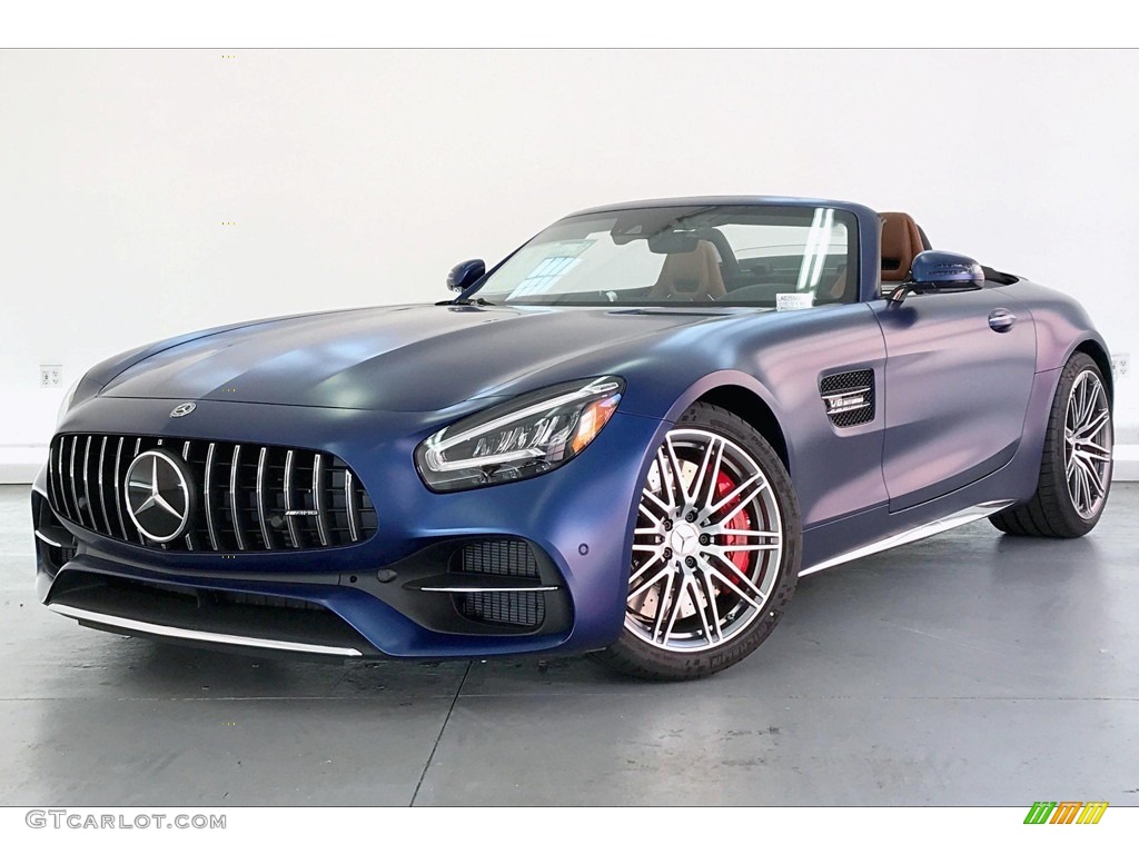 designo Brilliant Blue Magno (Matte) 2020 Mercedes-Benz AMG GT C Coupe Exterior Photo #135954567