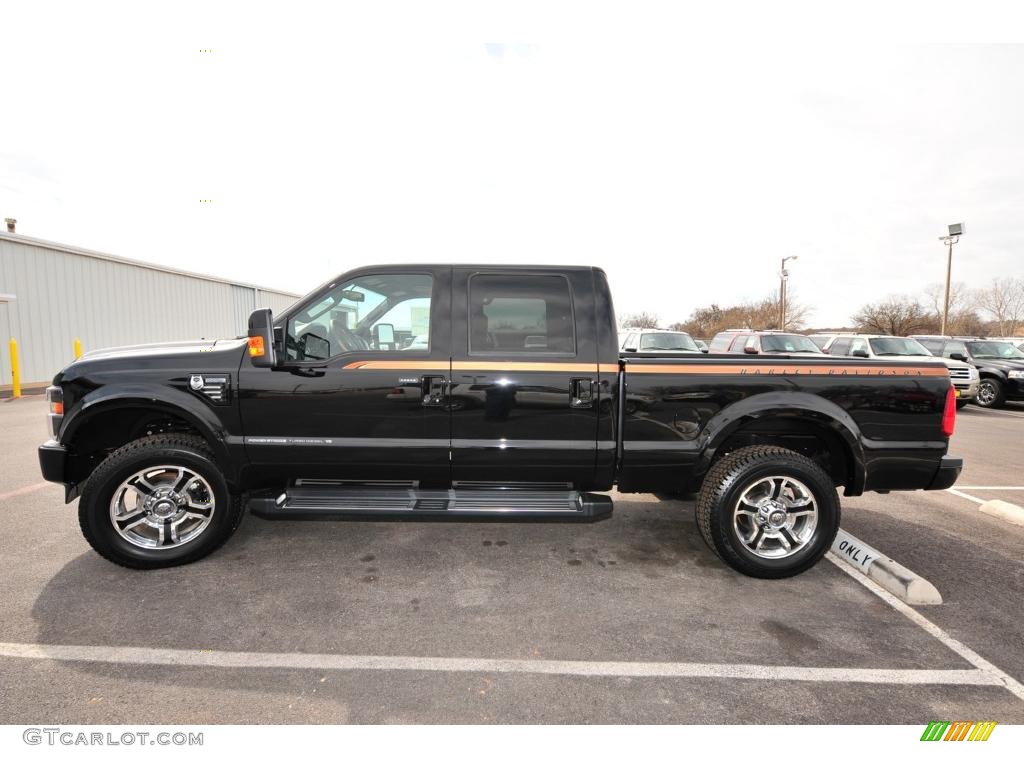 2008 F250 Super Duty Harley Davidson Crew Cab 4x4 - Black/Vintage Copper Two-Tone / Black/Dusted Copper photo #2