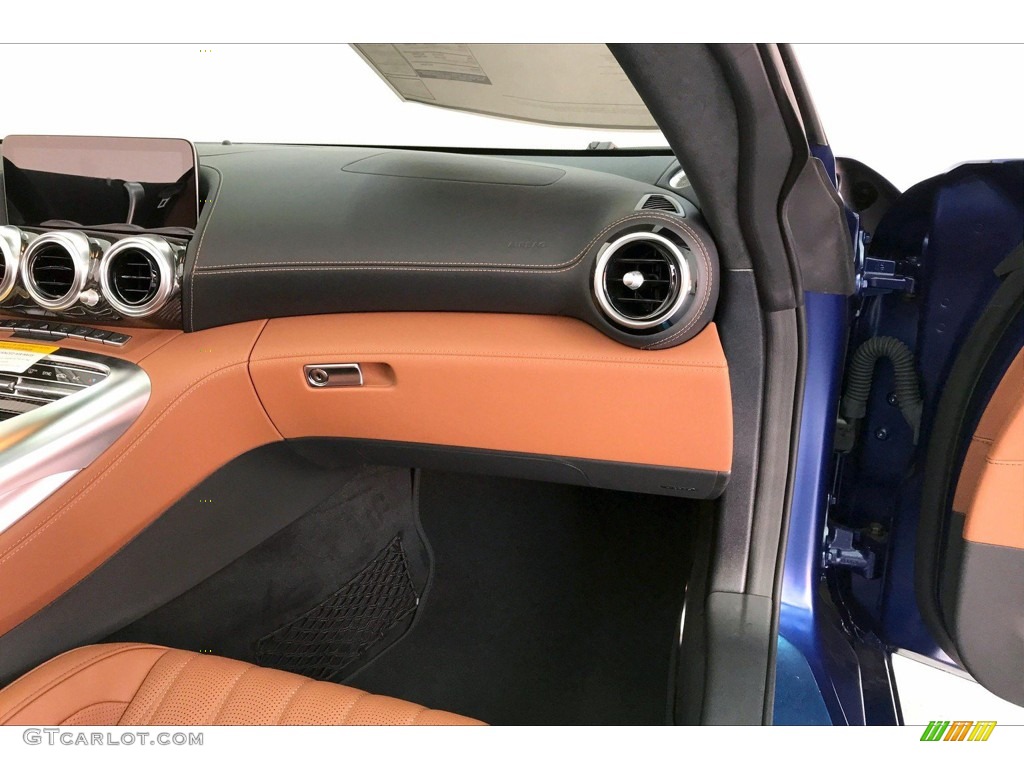 2020 Mercedes-Benz AMG GT C Coupe Saddle Brown Dashboard Photo #135954987