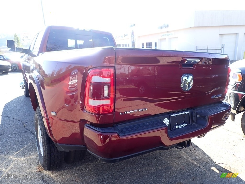 2019 3500 Limited Crew Cab 4x4 - Delmonico Red Pearl / Black photo #3