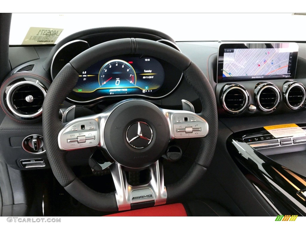 2020 Mercedes-Benz AMG GT Coupe Red Pepper/Black Steering Wheel Photo #135955185