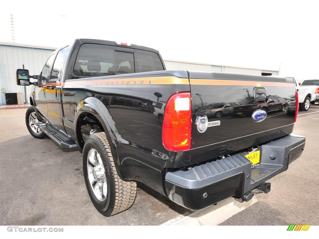2008 F250 Super Duty Harley Davidson Crew Cab 4x4 - Black/Vintage Copper Two-Tone / Black/Dusted Copper photo #3