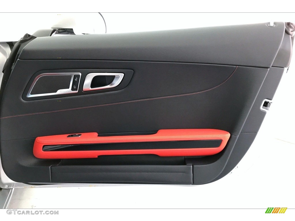 2020 Mercedes-Benz AMG GT Coupe Red Pepper/Black Door Panel Photo #135955863
