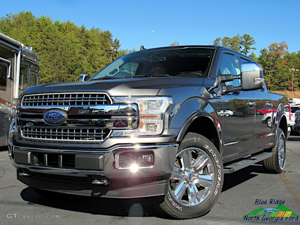 2020 F150 Lariat SuperCrew 4x4 - Magnetic / Black photo #1