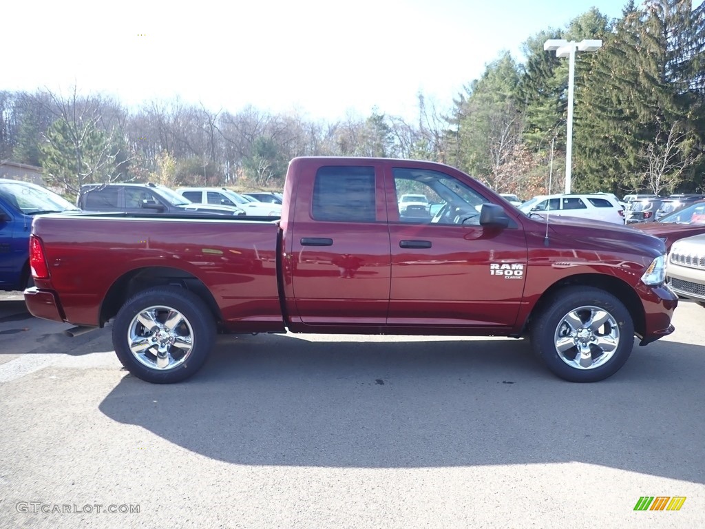 2019 1500 Classic Express Quad Cab 4x4 - Delmonico Red Pearl / Black/Diesel Gray photo #6