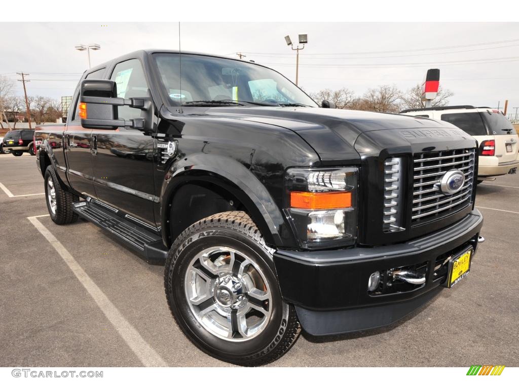2008 F250 Super Duty Harley Davidson Crew Cab 4x4 - Black/Vintage Copper Two-Tone / Black/Dusted Copper photo #7