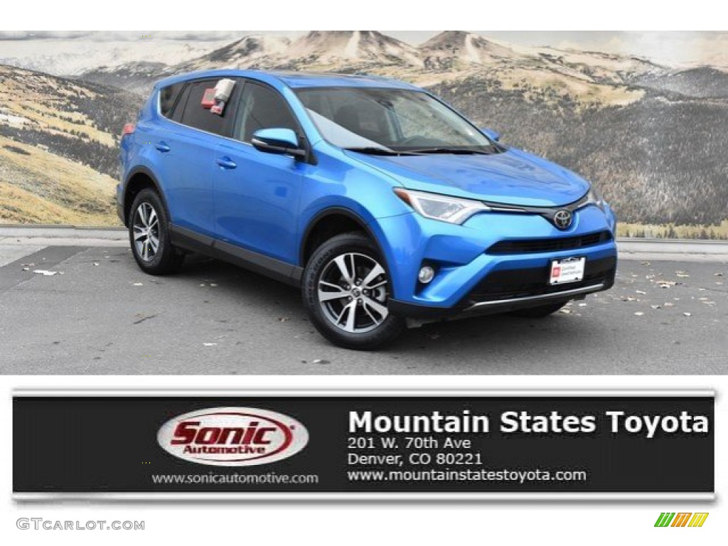 Electric Storm Blue Toyota RAV4