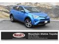 2018 Electric Storm Blue Toyota RAV4 XLE AWD  photo #1