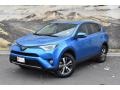 2018 Electric Storm Blue Toyota RAV4 XLE AWD  photo #5