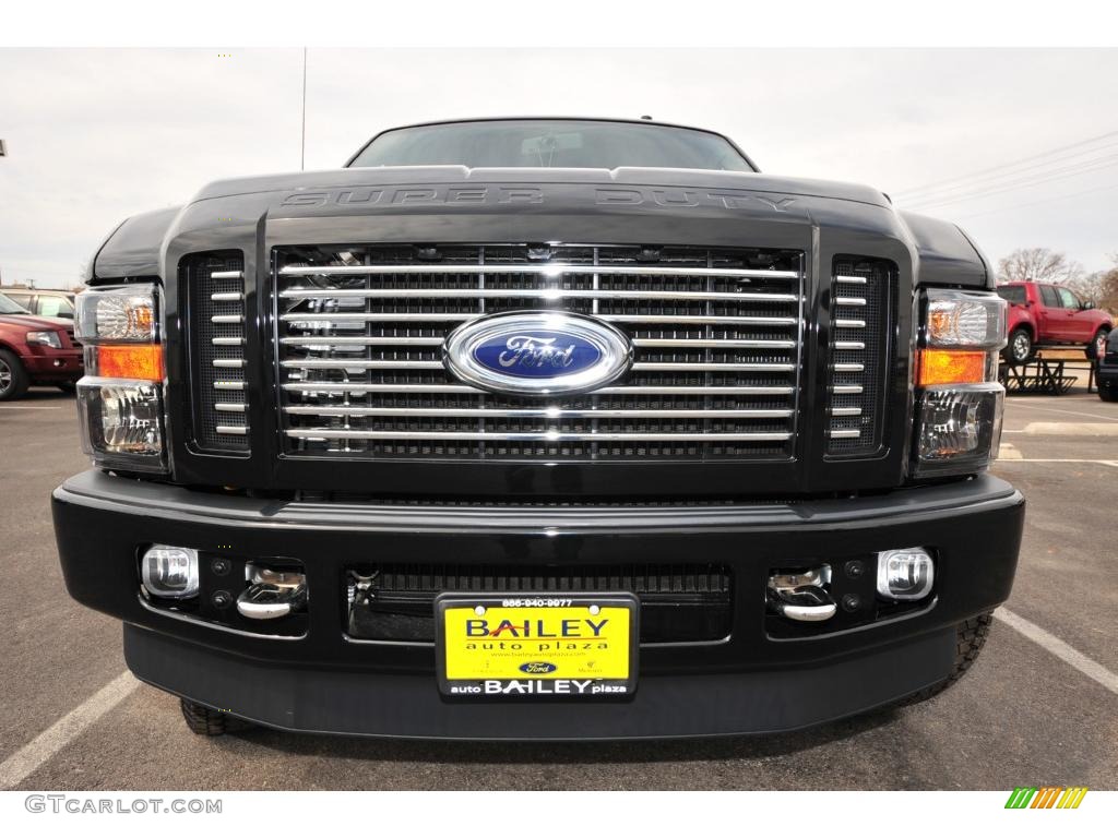 2008 F250 Super Duty Harley Davidson Crew Cab 4x4 - Black/Vintage Copper Two-Tone / Black/Dusted Copper photo #8