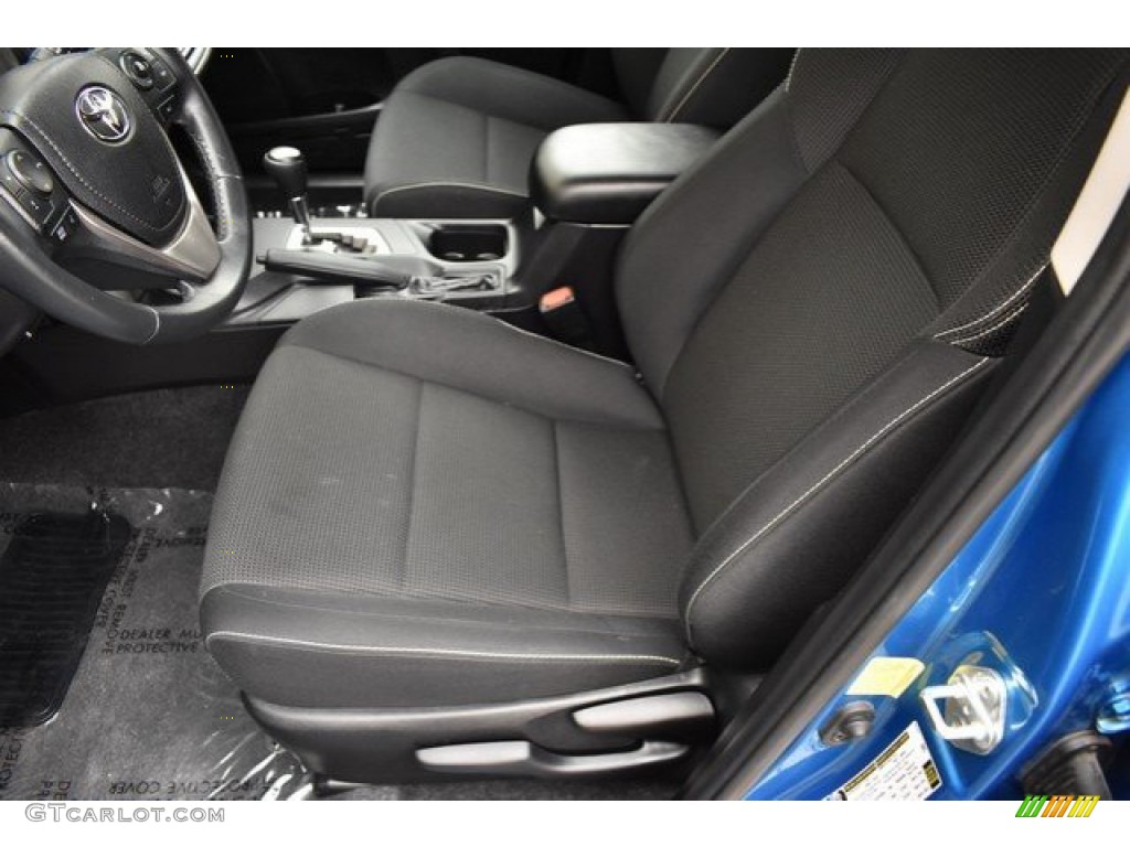 2018 RAV4 XLE AWD - Electric Storm Blue / Black photo #10