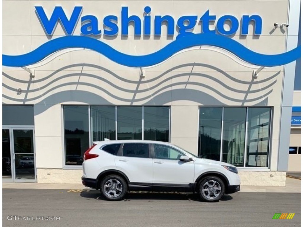 2019 CR-V EX-L AWD - Platinum White Pearl / Black photo #1