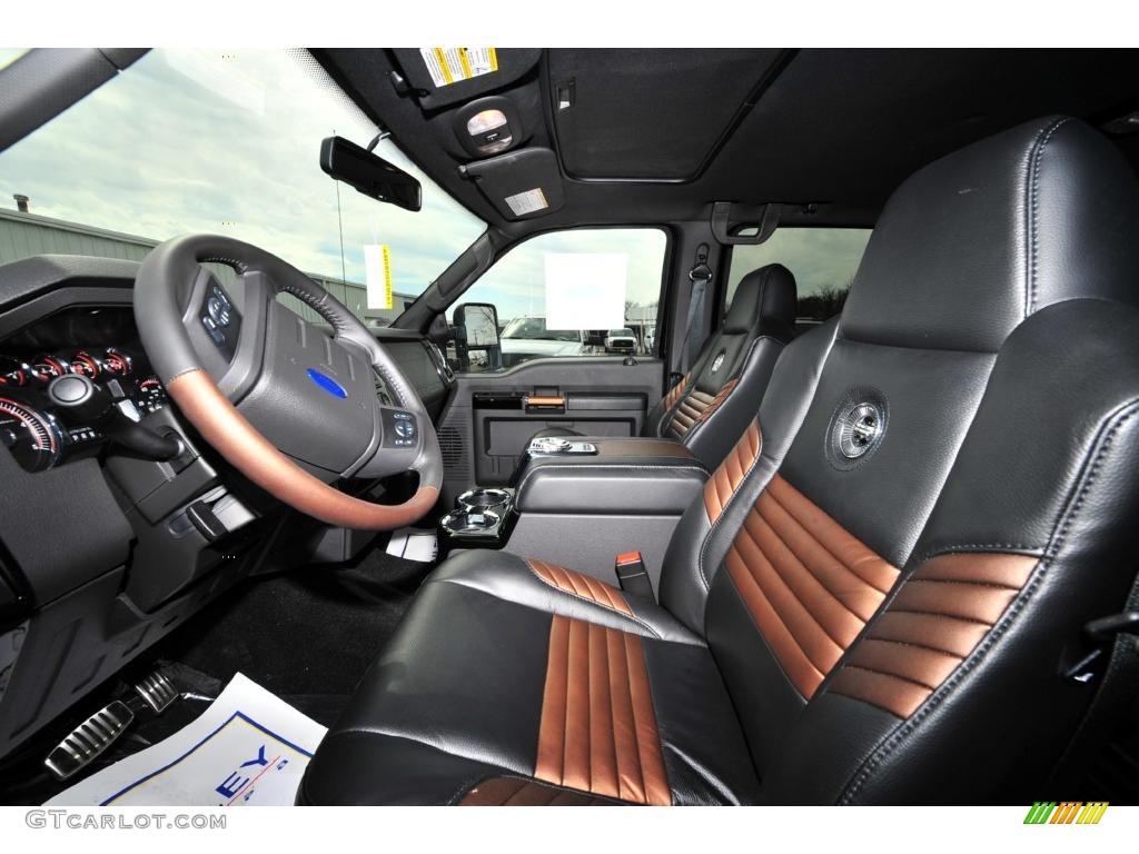 2008 F250 Super Duty Harley Davidson Crew Cab 4x4 - Black/Vintage Copper Two-Tone / Black/Dusted Copper photo #10
