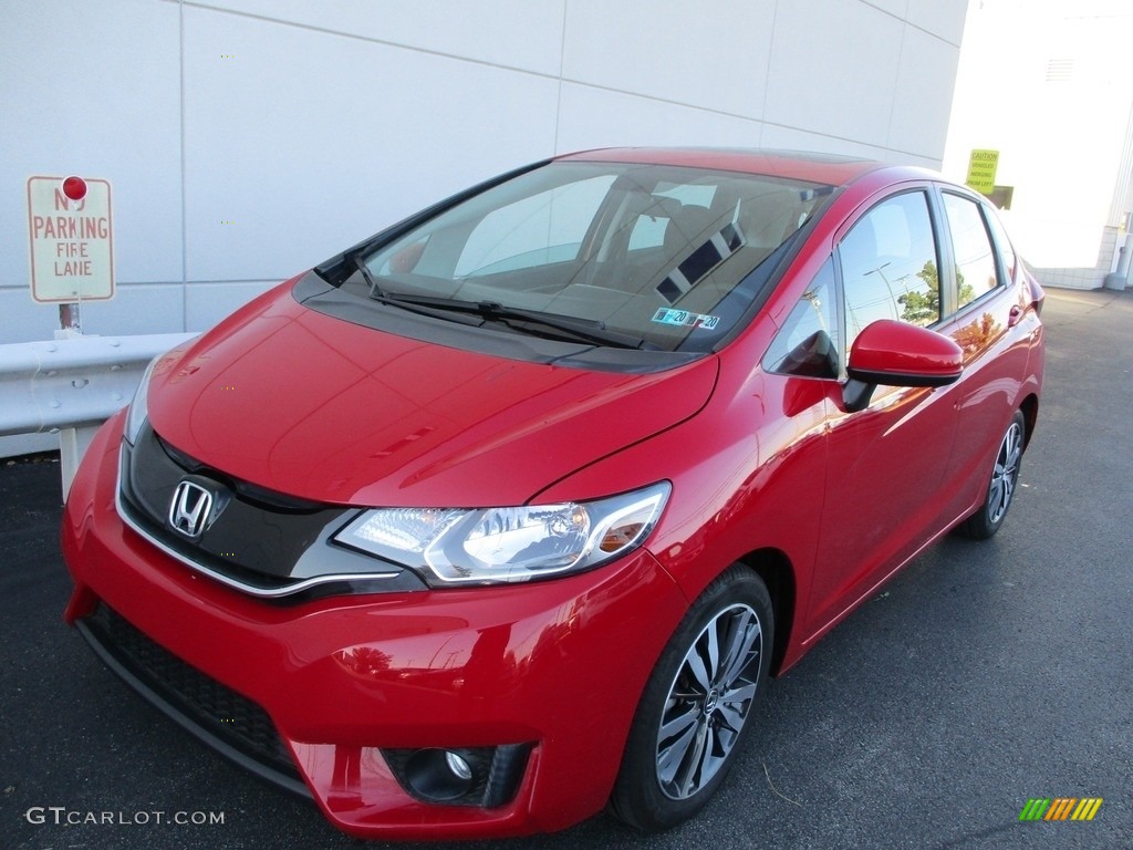 Milano Red 2017 Honda Fit EX Exterior Photo #135959457