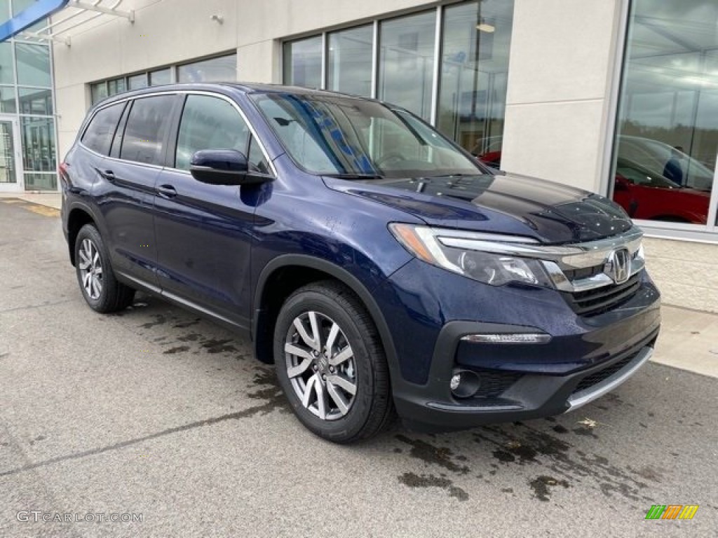 Obsidian Blue Pearl 2020 Honda Pilot EX-L AWD Exterior Photo #135959865