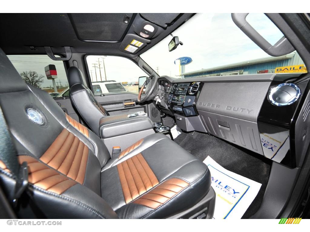 2008 F250 Super Duty Harley Davidson Crew Cab 4x4 - Black/Vintage Copper Two-Tone / Black/Dusted Copper photo #13