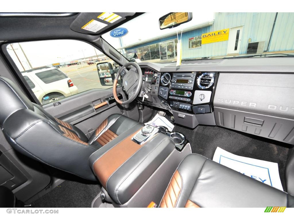 2008 F250 Super Duty Harley Davidson Crew Cab 4x4 - Black/Vintage Copper Two-Tone / Black/Dusted Copper photo #14