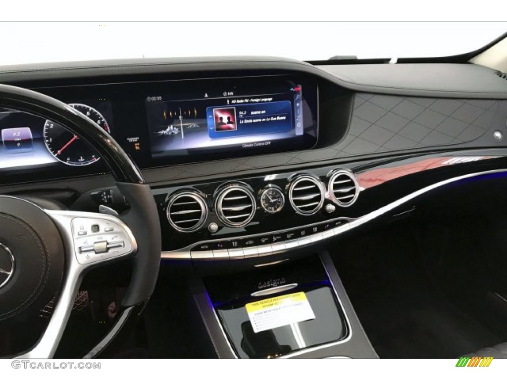 2020 Mercedes-Benz S 560 Sedan Black Dashboard Photo #135961705