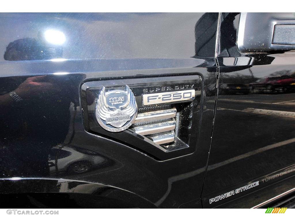2008 F250 Super Duty Harley Davidson Crew Cab 4x4 - Black/Vintage Copper Two-Tone / Black/Dusted Copper photo #20