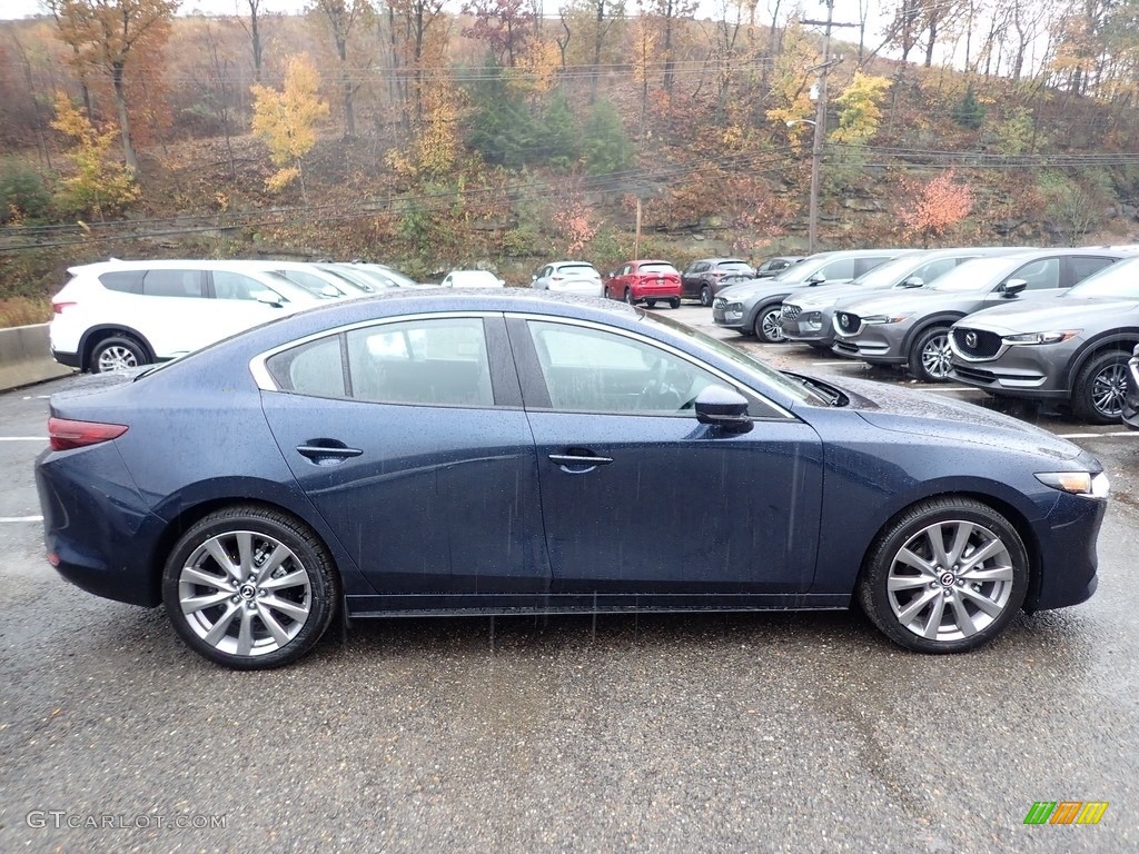 2020 MAZDA3 Select Sedan AWD - Deep Crystal Blue Mica / Black photo #1