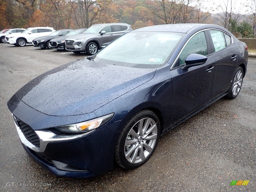 Deep Crystal Blue Mica 2020 Mazda MAZDA3 Select Sedan AWD Exterior Photo #135964069
