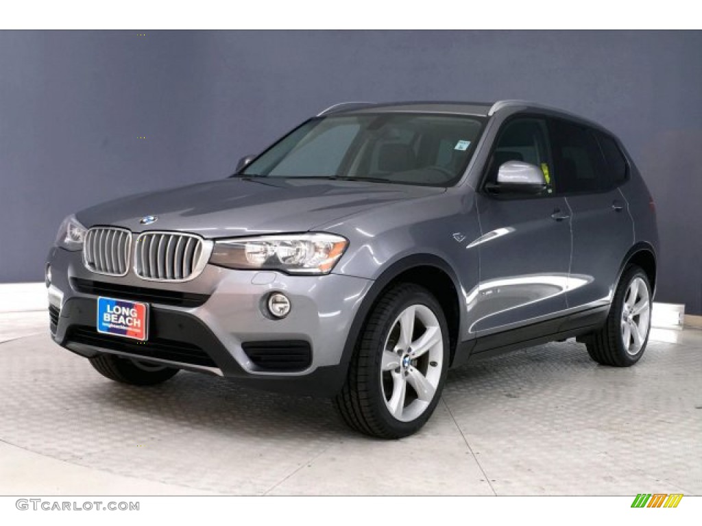 Space Gray Metallic 2017 BMW X3 sDrive28i Exterior Photo #135964669