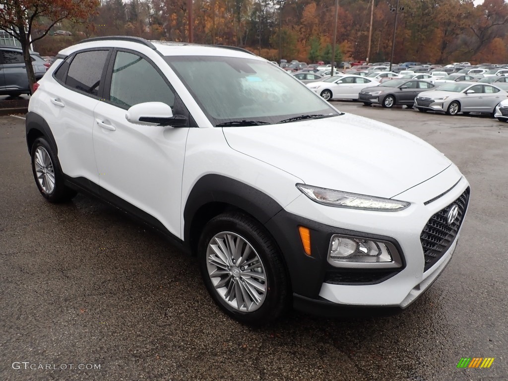 Chalk White 2020 Hyundai Kona SEL AWD Exterior Photo #135966112