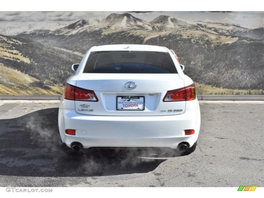 2010 IS 250 AWD - Starfire White Pearl / Ecru Beige photo #8