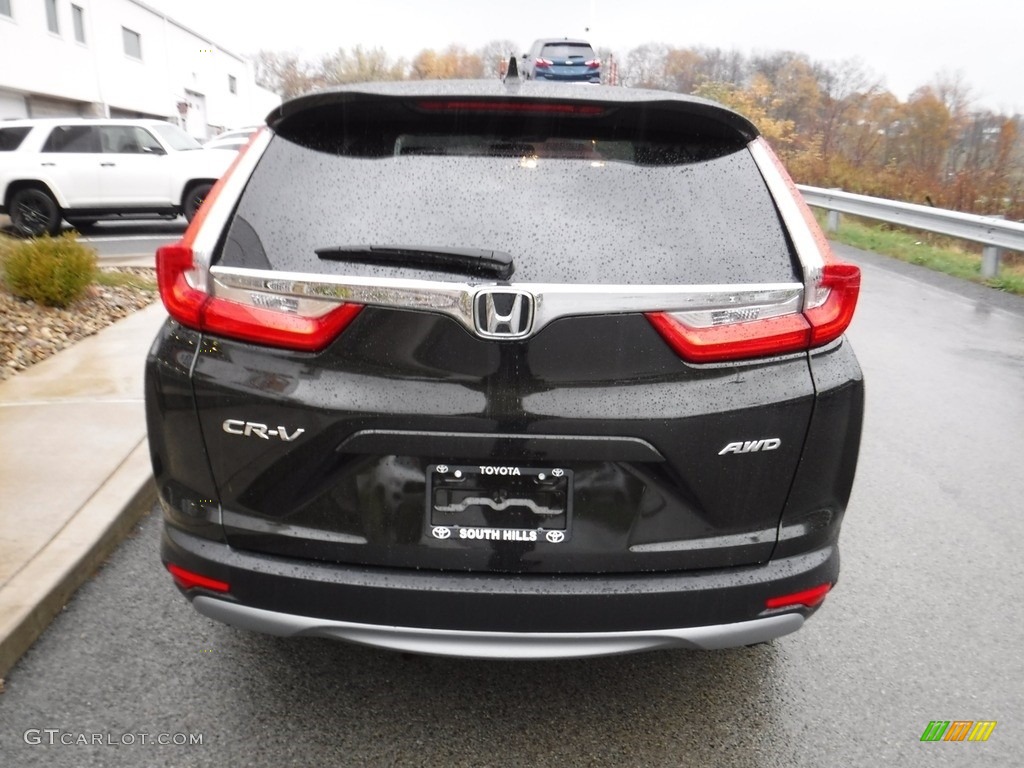 2018 CR-V EX AWD - Crystal Black Pearl / Black photo #8