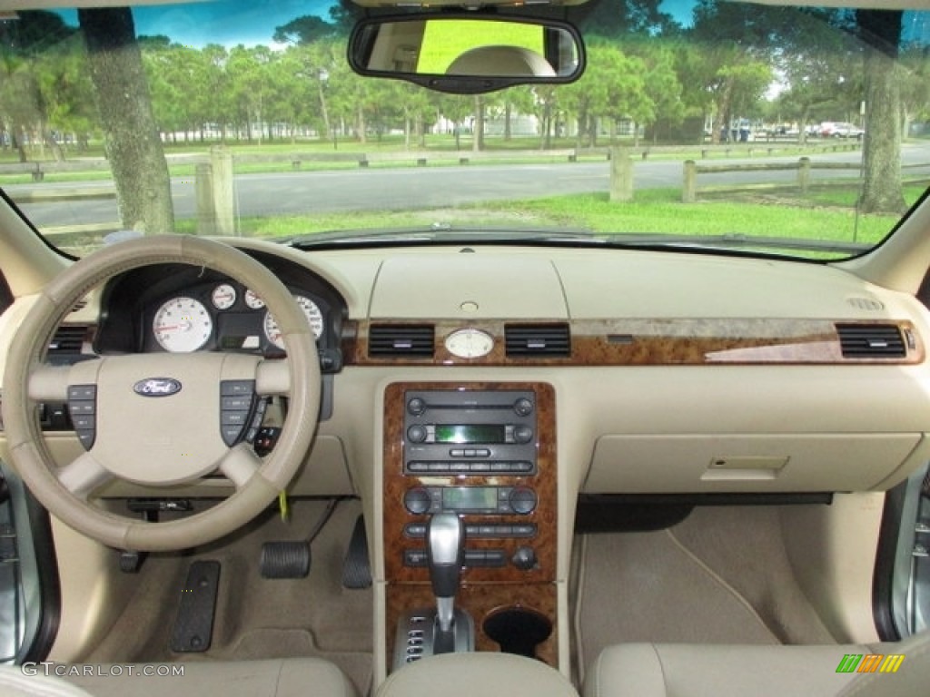 2005 Five Hundred Limited - Titanium Green Metallic / Pebble Beige photo #8