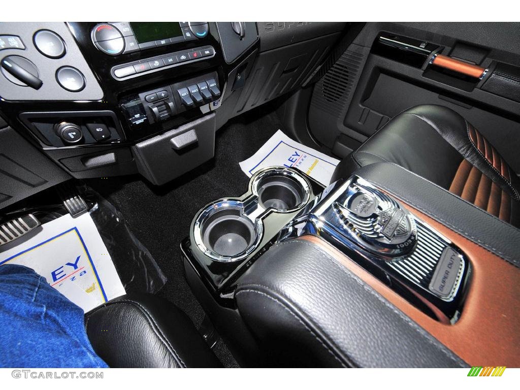 2008 F250 Super Duty Harley Davidson Crew Cab 4x4 - Black/Vintage Copper Two-Tone / Black/Dusted Copper photo #28