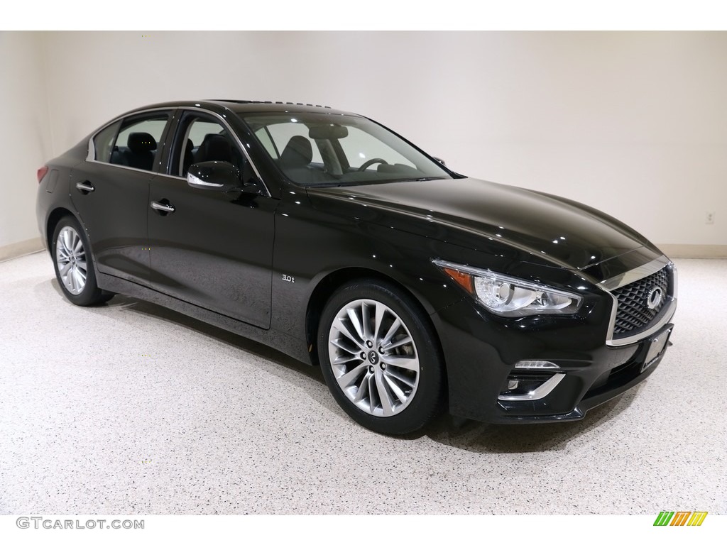 Midnight Black Infiniti Q50