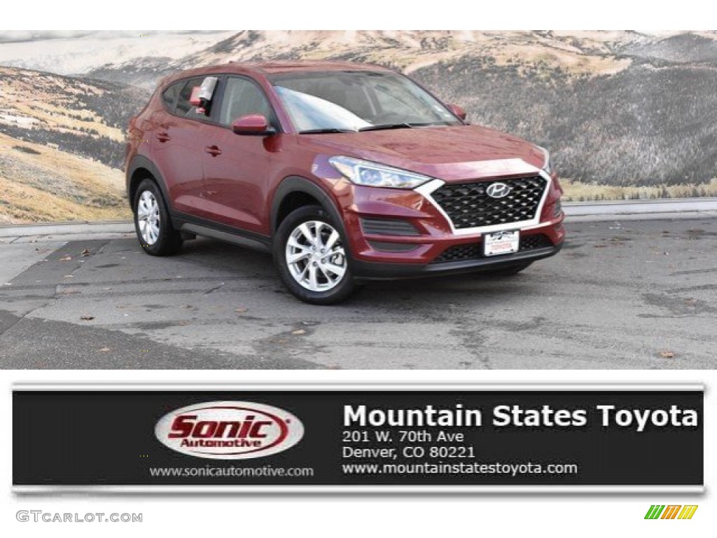 2019 Tucson SE AWD - Gemstone Red / Black photo #1