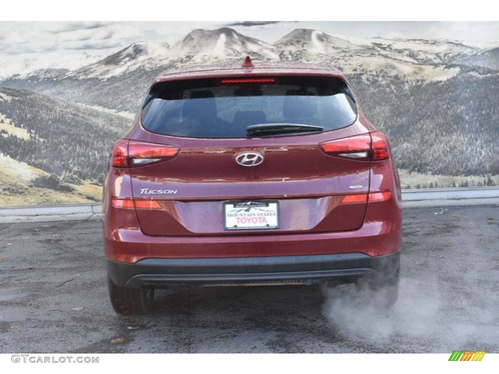 2019 Tucson SE AWD - Gemstone Red / Black photo #8