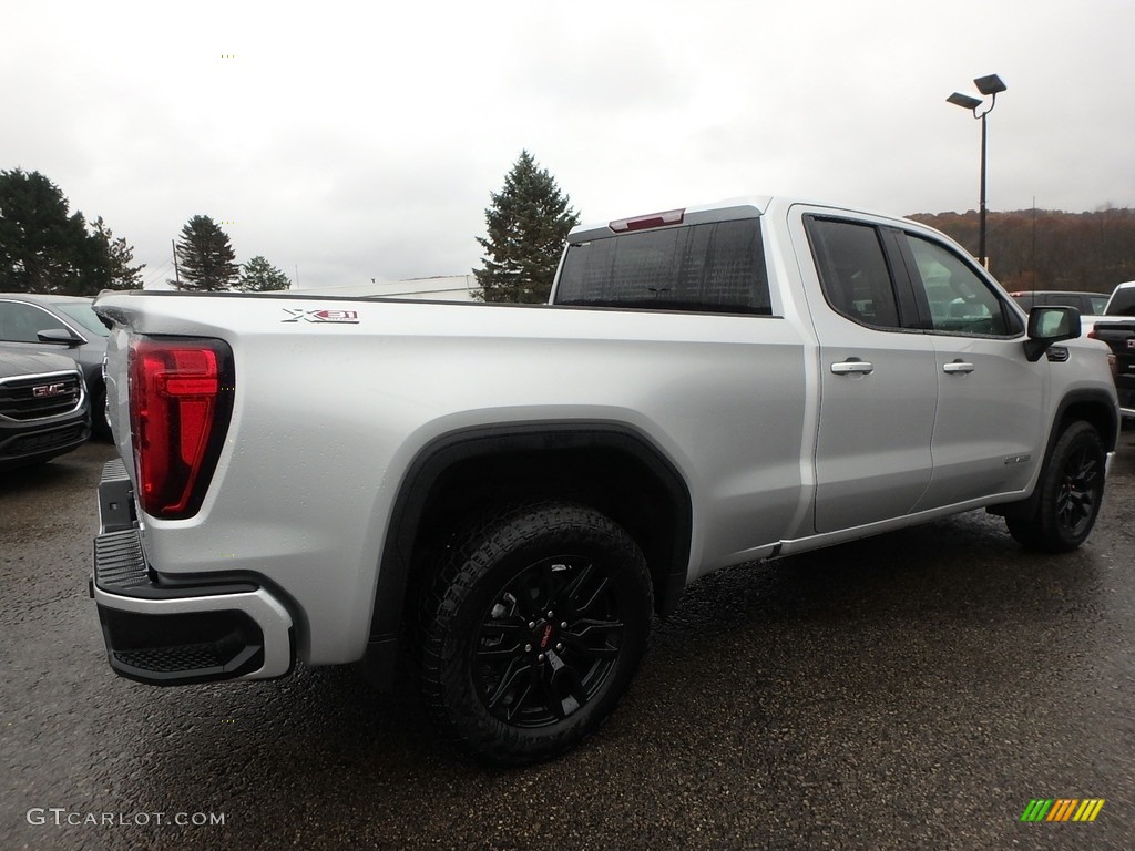 2019 Sierra 1500 Elevation Double Cab 4WD - Quicksilver Metallic / Jet Black photo #5