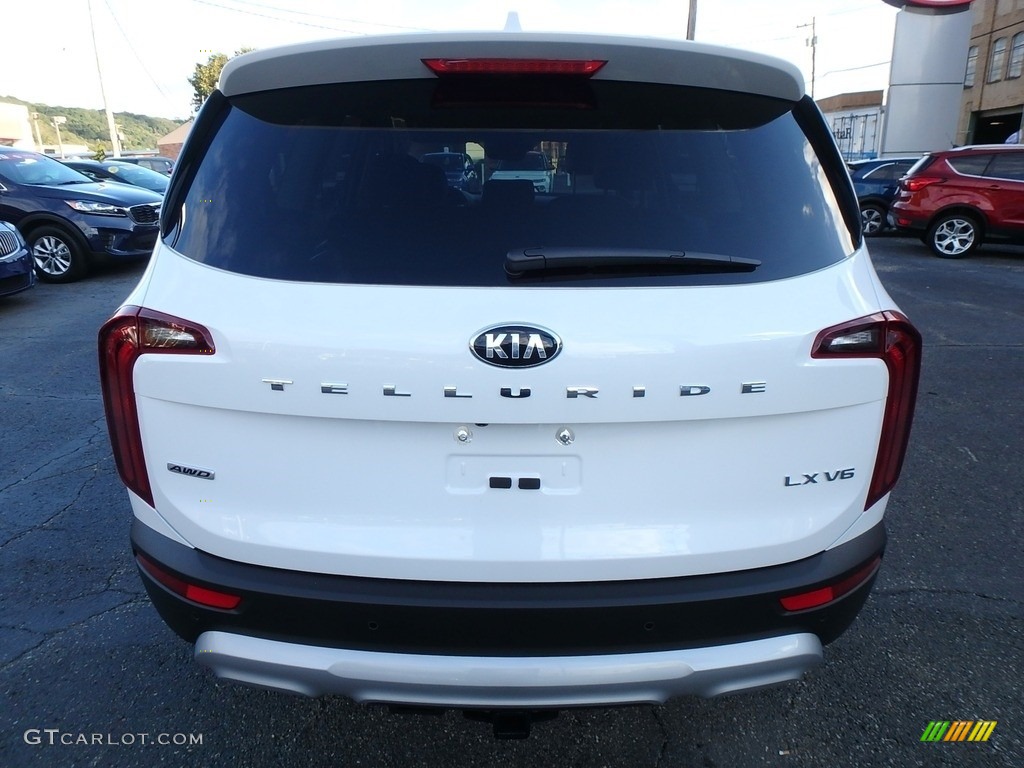 2020 Telluride LX AWD - Snow White Pearl / Black photo #3