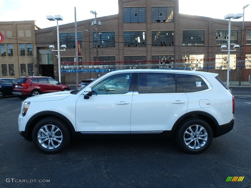 2020 Telluride LX AWD - Snow White Pearl / Black photo #6