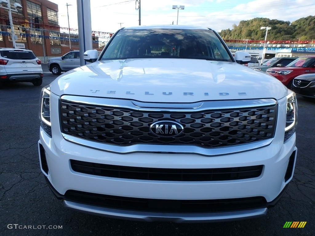 2020 Telluride LX AWD - Snow White Pearl / Black photo #8