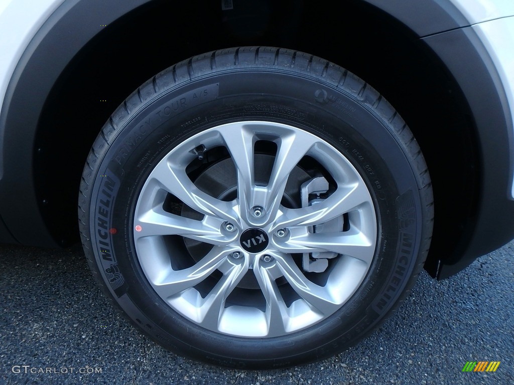2020 Telluride LX AWD - Snow White Pearl / Black photo #10