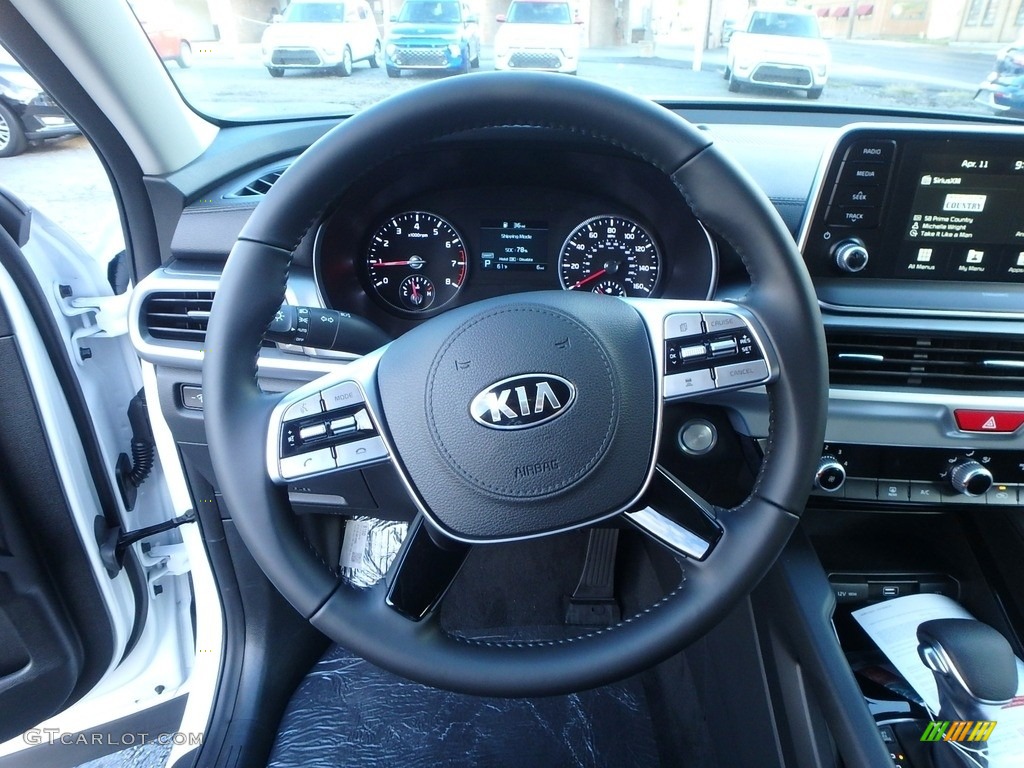 2020 Telluride LX AWD - Snow White Pearl / Black photo #17