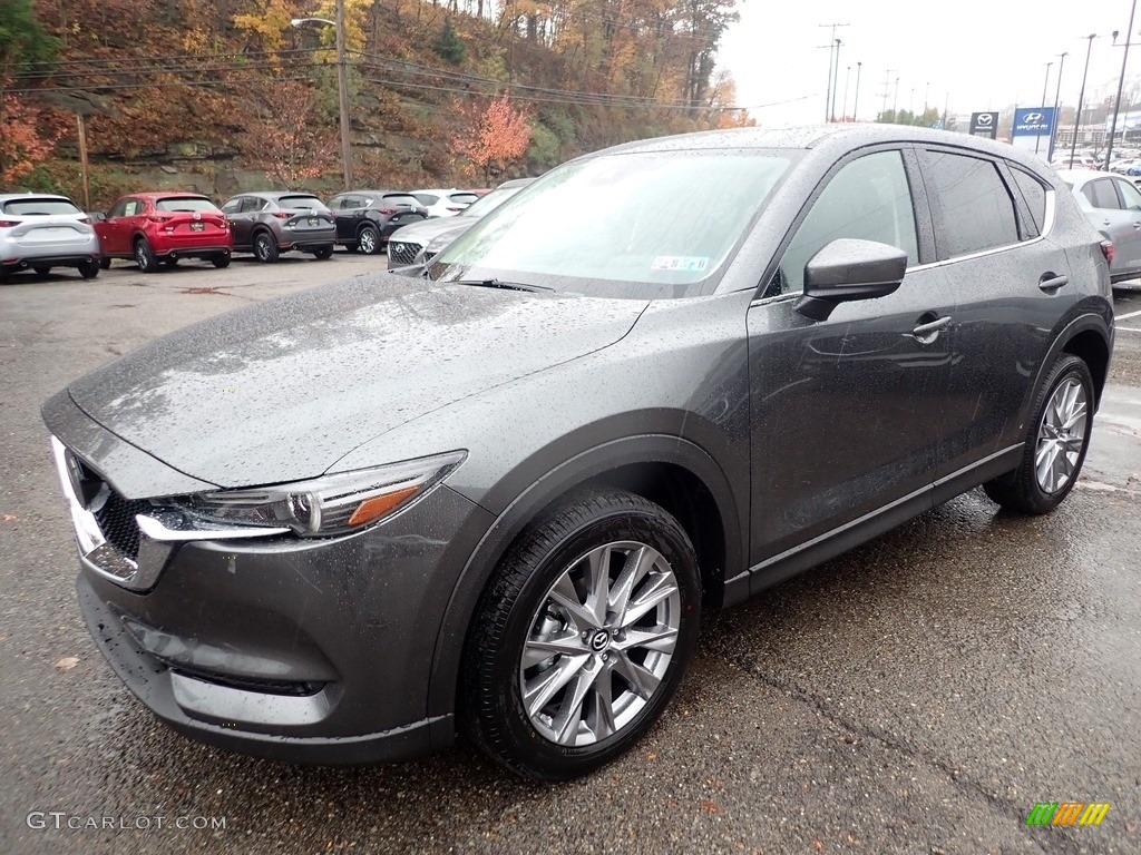 Machine Gray Metallic 2019 Mazda CX-5 Grand Touring AWD Exterior Photo #135975100