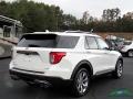 2020 Star White Metallic Tri-Coat Ford Explorer Platinum 4WD  photo #5